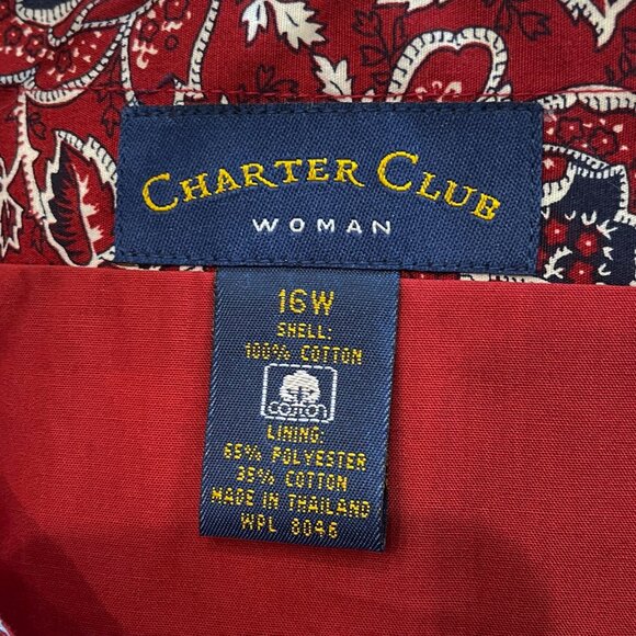 Like New VTG 100% Cotton Paisley Wrap Midi Skirt 16W, 1X fit - Picture 5 of 6